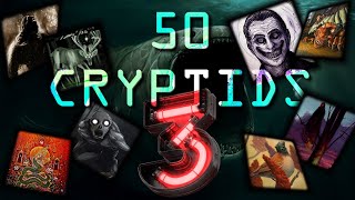 👽 50 CRYPTIDS in the WORLD 3  👹 [upl. by Ardnosac]