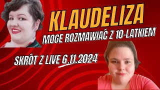 KLAUDELIZA O ZARZUTACH SKROT Z LIVE 06112024 KLAUDELIZA CESARZOWA INTERNETU [upl. by Yrennalf]