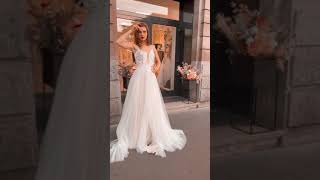 Séduisante Robe de mariée Caïa 💎 Collection Bohème par Émie SaintGermain [upl. by Karel]