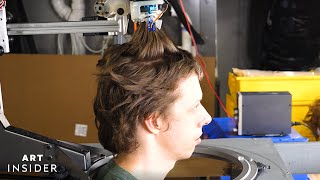 This Robot Can Cut Your Hair And Make Small Talk [upl. by Idisahc853]