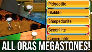 How to get ALL NEW ORAS Megastones in Omega Ruby and Alpha Sapphire [upl. by Junno576]