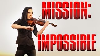 quotMission Impossiblequot Theme Electric Violin Cover Cristina Kiseleff [upl. by Zerat]