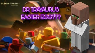 Dr Trayaurus Easter Egg in Block Tales roblox dantdm DanTDM [upl. by Kilian]