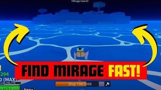 Spawn Mirage Island in Blox Fruits Easiest Fast Way [upl. by Jewett75]