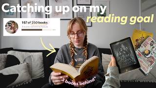 Catching up on my goodreads goal 📖⭐️ Reading vlog [upl. by Eibor573]