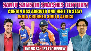 Sanju Samson Smashes Century  Chetan has arrived and here to stay  India Crushes South Africa [upl. by Enehpets788]