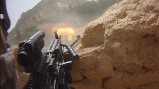 FIREFIGHT ON HELMET CAM IN AFGHANISTAN  PART 1  FUNKER530 [upl. by Raji276]