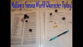 RPG Workshop episode 26  Gamma World 1e Character Creation is Easy [upl. by Naibaf]