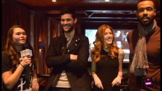 Exclusive Interview with the quotShadowhuntersquot Cast [upl. by Vickie]