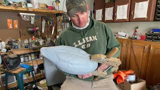 Step 3 Applying flocking to duck decoys [upl. by Vastah]