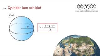 Y 46 Cylinder kon och klot [upl. by Abbotsun748]