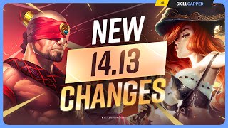 ALL NEW CHANGES for PATCH 1413  League of Legends [upl. by Lossa999]