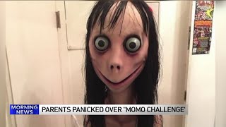 Parents concerned as Momo Challenge continues to spread across internet [upl. by Nwahsir902]