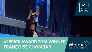 Françoise Chombar Melexis Wins Vlerick Award 2016 [upl. by Buford]