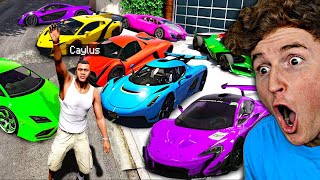 Collecting RARE Trillionaire SUPERCARS In GTA 5 Mods [upl. by Irrabaj]