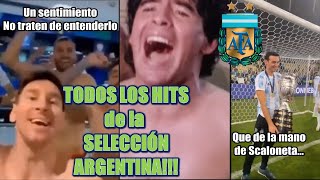 TODAS LAS CANCIONES de la SELECCIÓN ARGENTINA para QATAR 2022 [upl. by Bat]