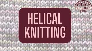 How To Create Professional Jogless Stripes with Helical Knitting  Knitting Techniques [upl. by Nilde]