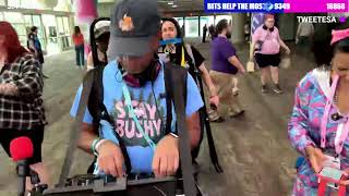 Walking DJ Brings the PARTY to Twitchcon San Diego [upl. by Sussna]