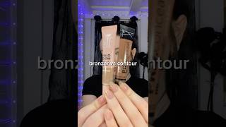 Bronzer vs Contour ‼️  shorts makeup christian [upl. by Akimik823]