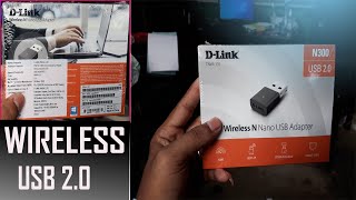 DLink DWA 131 Wireless Nano USB WIFI adapter 20 N300  Download Driver And How To Install  small [upl. by Camel]