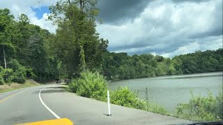 Driving Through Kingsport Tennessee  Warriors Path State Park  Colonial Heights Area [upl. by Yruj]