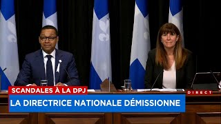 Scandales à la DPJ la directrice nationale démissionne [upl. by Gussman]