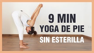 YOGA DE PIE sin esterilla para estirar TODO el cuerpo en menos de 10 min  Anabel Otero [upl. by Gisella]