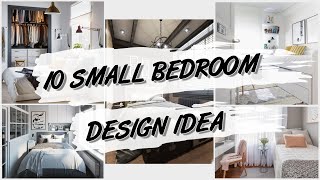 10 Small Bedroom Design Ideas To Make Your Room Better [upl. by Valerian]