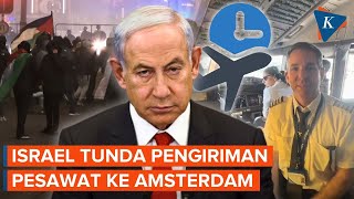 Netanyahu Tunda Kirim Pesawat untuk Jemput Suporter Israel di Amsterdam [upl. by Magavern]