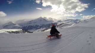 Grindelwald Schlittelbahn  Big Pintenfritz  Longest Sledding  Sledging Run in the World [upl. by Reitrac60]