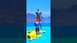 GTA 5 Epic Water Ragdolls  SpiderMan Jumps  Fails SpiderMan vs Minions amp mr beast shortsfeed [upl. by Allenad]