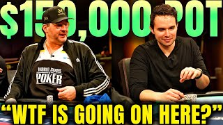 Phil Hellmuth Is On MEGA TILT After These Monster Pots [upl. by Kassity217]