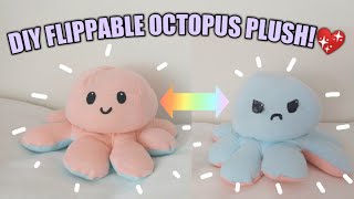 DIY REVERSIBLE OCTOPUS PLUSH🐙😍 [upl. by Stacia]