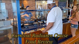 Carnival Radiance Food Review cruise cruisefood foodreview carnivalradiance travel food [upl. by Ahsya]