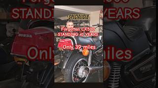 FORGOTTEN for 41 years Honda CX500 39 miles will it start [upl. by Namron166]