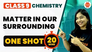 Matter in our Surrounding Class 9 One Shot in 20 Mins  NCERT Class 9 Chemistry Chapter1 CBSE2024 [upl. by Juliann]