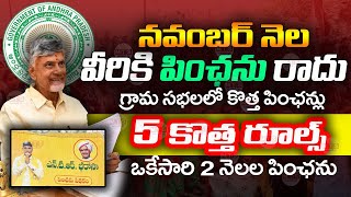 నవంబర్ పింఛను కొత్తరూల్స్  NTR Bharosa Pension Registration  AP Pension Registration  ViralVasu [upl. by Dyanne4]