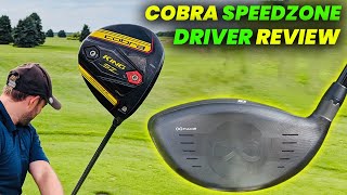 High Handicapper Golf Driver Cobra Speedzone Driver Review  Distance Forgiveness [upl. by Notserk]