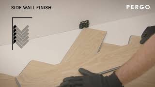 How to install a vinyl herringbone floor from Pergo Flooring  HiF Kitchens [upl. by Navonod330]