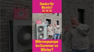 Wärmepumpe im Sommer vs Winter 😵Hot oder Schrott🕵🏼‍♂️wärmepumpe heizung wärmepumpenprofi [upl. by Mellisent]