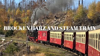 Wernigerode to Brocken Harz via Steam Train  Harz  steam train harz saxony germany [upl. by Carry]