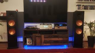 Klipsch Rf7 mk3 amp Yamaha As2200 amp Cambridge Cxvn2 Streamer [upl. by Ahsitauq]