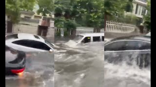 Zhengzhou City Floods Henan Province China 9th July 2024 [upl. by Yup]