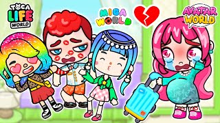 My Avatar World Dad Cheated On My Mom With Toca Boca Girl  Sad story  Toca Life World [upl. by Einnol]