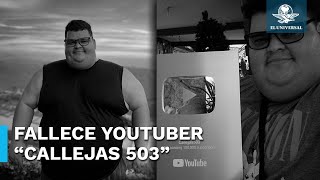 Muere Edgar Landaverde youtuber conocido como quotCallejas 503quot [upl. by Yendis]