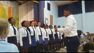 Singing with the Otjiwarongo Secondary School Choir  Mogatti Zelea Snewe version [upl. by Marius]