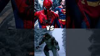 super man or spider man vs white gorilla or godzilla  Epic fight🤯 [upl. by Ahsirtap342]