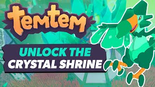 TEMTEM UNLOCKING THE CRYSTAL SHRINE TUWAI CRYSTAL EVOLUTION TUVINE PLUS CULTIST HUNT SIDE QUEST [upl. by Vitalis]