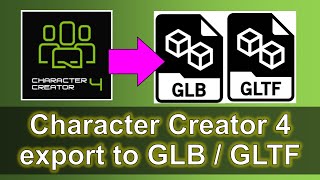 Character Creator 4 export to GLB amp GLTF with Blender  CC4 Pipeline Tutorial  Blender [upl. by Krute]