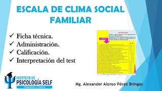 Test Clima Social Familiar [upl. by Enuahs520]